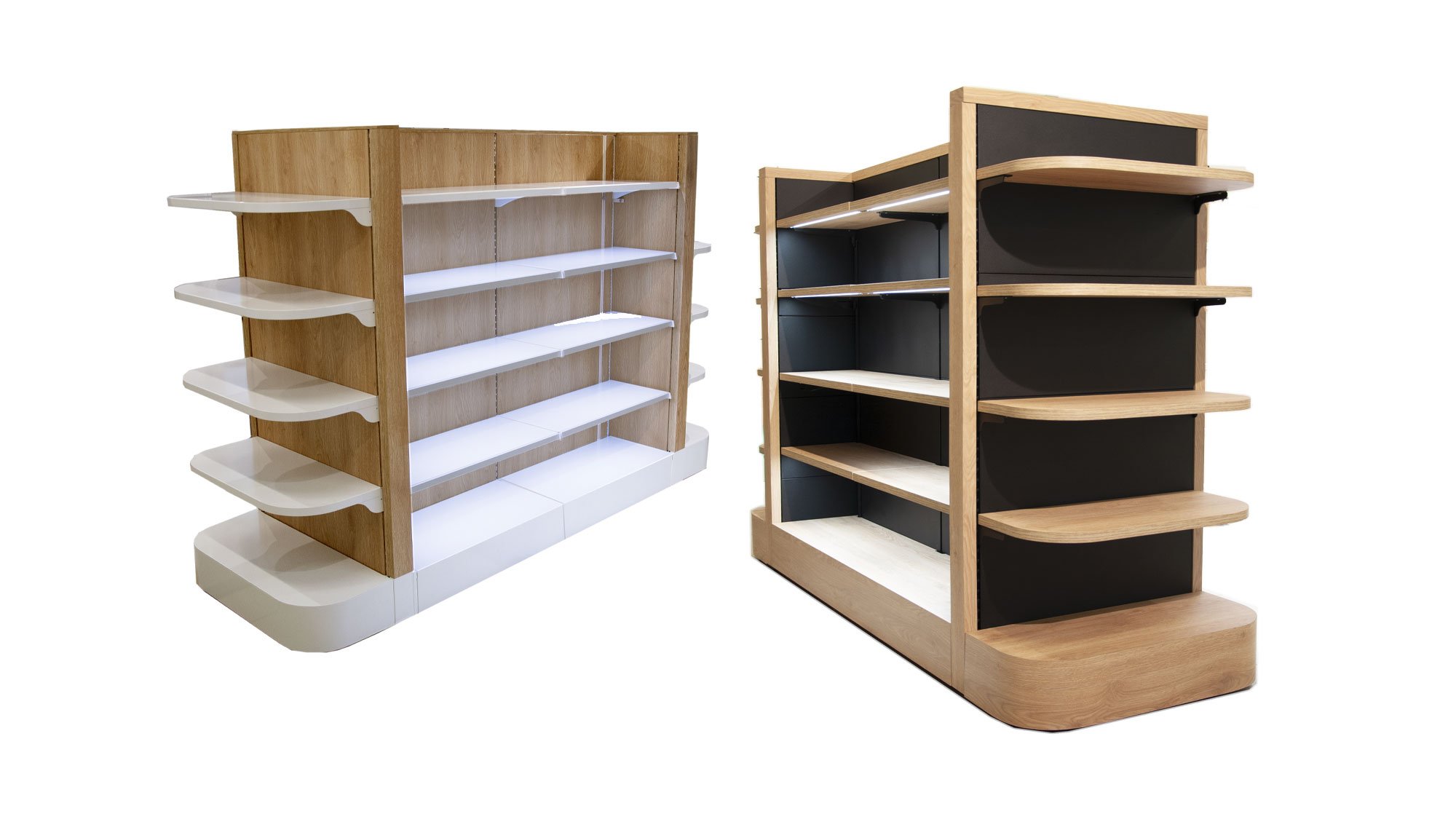 Giotto Timber Gondola Shelving