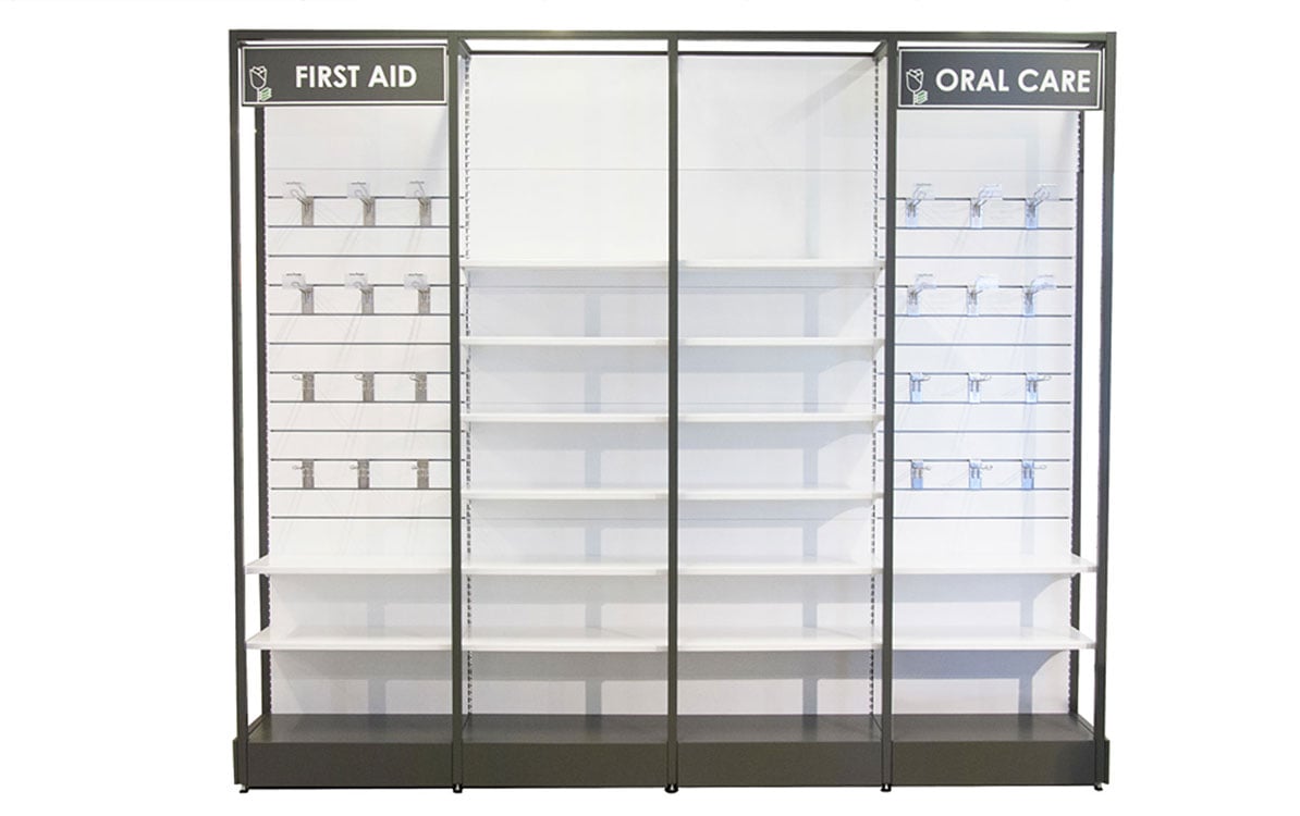 Quadro Pharmacy Shelving