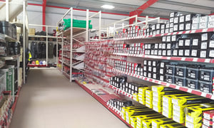 Retail Shelving for DIY shops